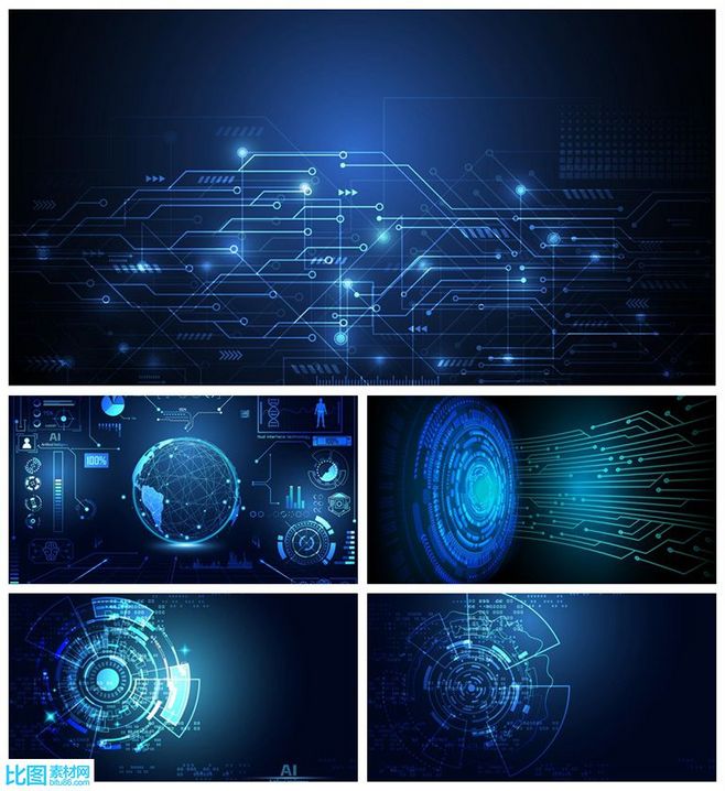 通信与自动控制技术研究 电子线条网络大数据科技的主视觉设计探析